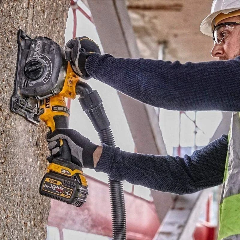 Akumuliatorinis kampinis šlifuoklis DeWalt DCG200T2-QW; 54 V; 2x6,0 Ah akum.