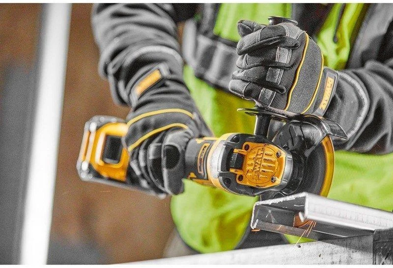 Dewalt kampinis šlifuoklis DCG416VSN, 18V, 125mm, be akumuliatoriaus ir kroviklio
