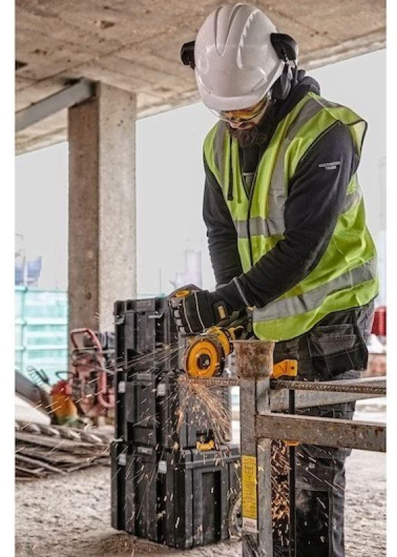 Kampinis šlifuoklis DeWalt DCG418T2-QW; 54 V; 2x6,0 Ah akum.