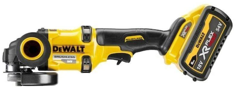 Kampinis šlifuoklis DeWalt DCG418T2-QW; 54 V; 2x6,0 Ah akum.