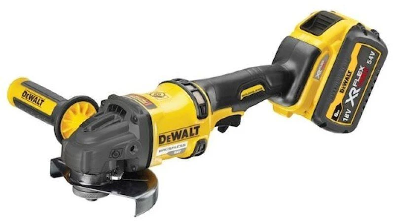 Kampinis šlifuoklis DeWalt DCG418T2-QW; 54 V; 2x6,0 Ah akum.
