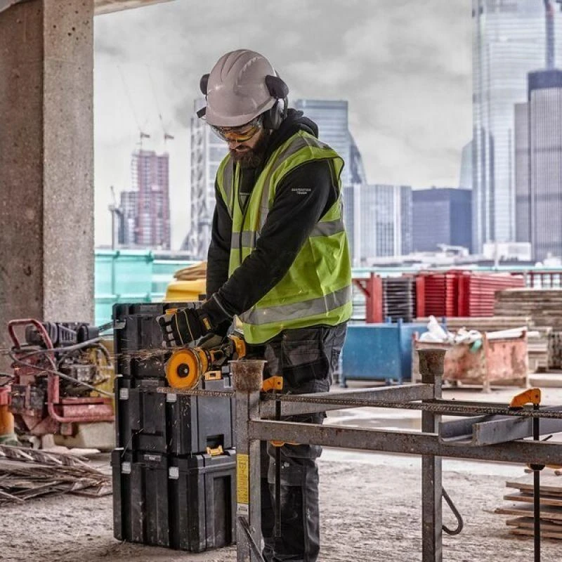 Kampinis šlifuoklis Dewalt DCG418X2-QW; 54 V; 2x9,0 Ah akum.
