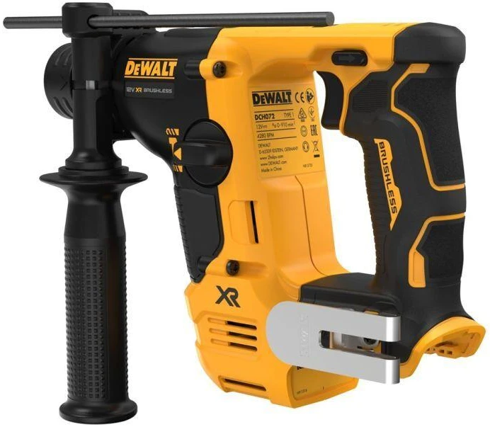 DEWALT DCH072NT-XJ - 12V SDS-PLUS XR BE ŠEPELIŲ Perforatorius 14MM 1.1J - BE Akumuliatoriaus
