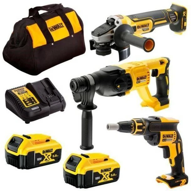 DEWALT XR DCK304P2 18 V kombinuotas elektrinių įrankių rinkinys