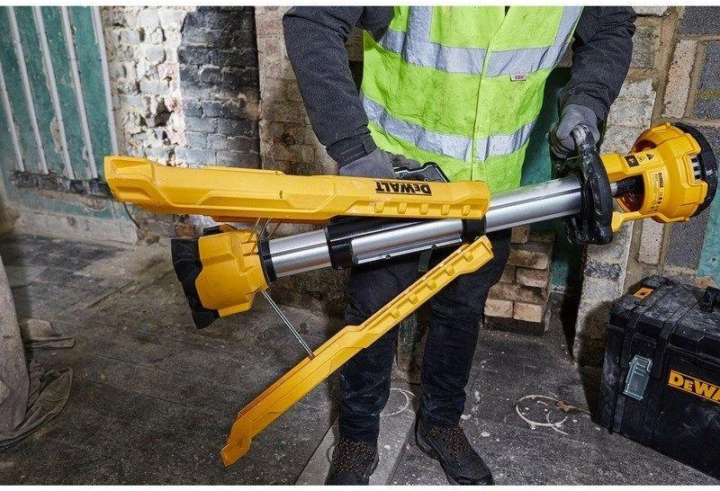 Teleskopinė lempa ant trikojo DeWalt DCL079-XJ (3000 lm, Baltas šiltas)