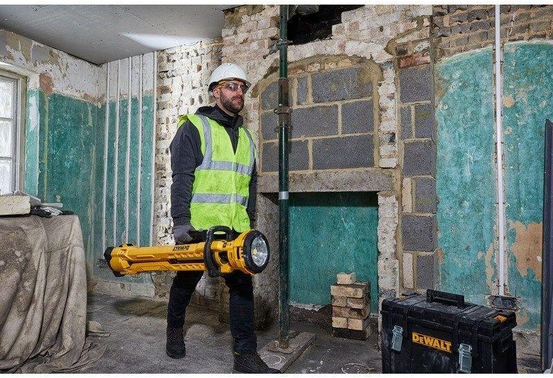 Teleskopinė lempa ant trikojo DeWalt DCL079-XJ (3000 lm, Baltas šiltas)