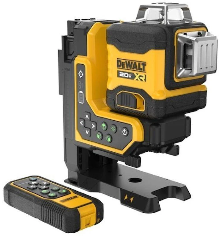 DEWALT DCLE34035B 18V XR 3x360 belaidis lazerinis nivelyras su nuotolinio valdymo pulteliu
