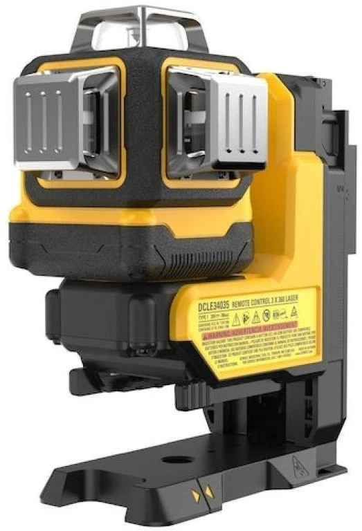 DEWALT DCLE34035B 18V XR 3x360 belaidis lazerinis nivelyras su nuotolinio valdymo pulteliu