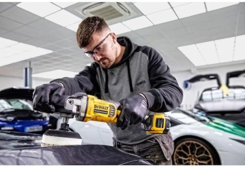 Poliruoklis DeWalt DCM849P2-QW; 18 V; 2x5,0 Ah akum.