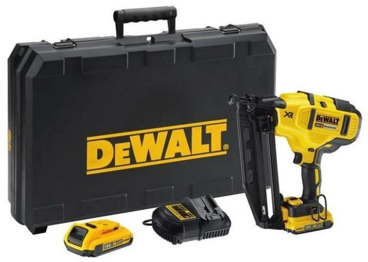 DEWALT akumuliatorinis viniakalis DCN660D2 18V 16Ga 32-63mm 2 x 2.0Ah bešepetėlinis