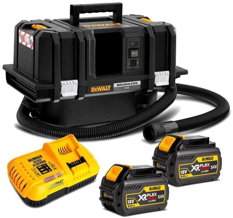 Akumuliatorinis dulkių siurblys DeWalt DCV586MT2-QW; 54 V; 2x6,0 Ah akum.