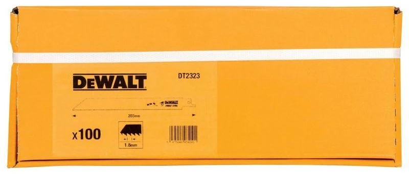 DEWALT BRONZA. 203x1,8mm / 100vnt. METALAS