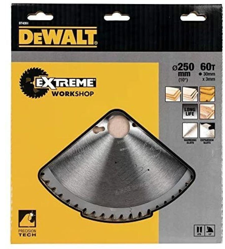 DEWALT PIŁA TARCZ.250x30mmx60z