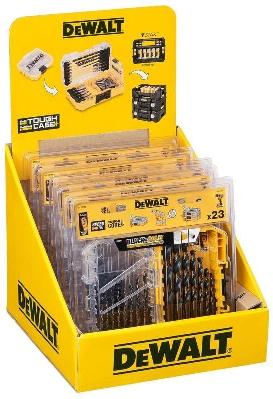 Grąžtas DEWALT grąžtai metalui HSS-G 23 vnt.