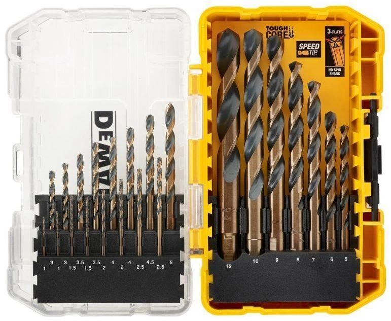 Grąžtas DEWALT grąžtai metalui HSS-G 23 vnt.