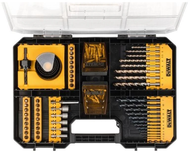 Grąžtų rinkinys Dewalt T-Stak DT1569, 100 dalių