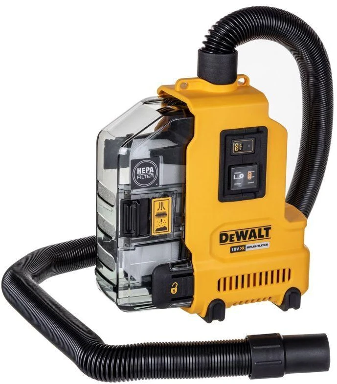 Dulkių surinkimo sistema DeWalt DWH161N-XJ; 18 V; (be akumuliatoriaus ir pakrovėjo)