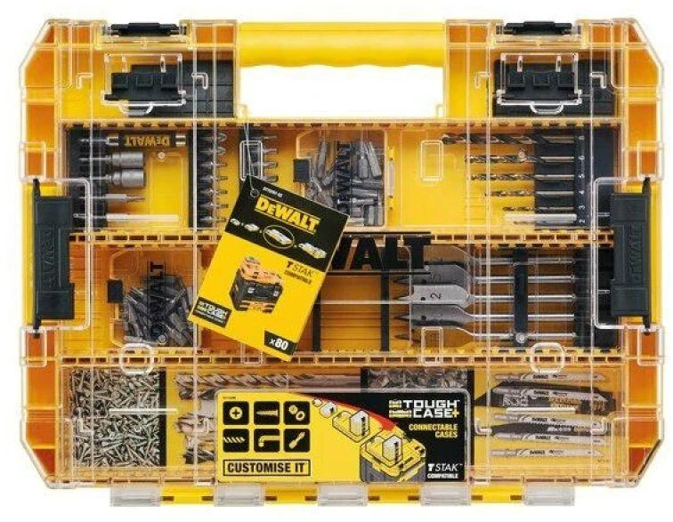 Grąžtas DEWALT Rinkinys grąžtų ir sukimo antgalių 80cz.