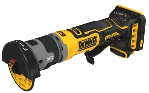 Akumuliatorinis kampinis šlifuoklis DeWalt DCG430N-XJ; 18 V; 76 mm (be akumuliatoriaus ir pakrovėjo)
