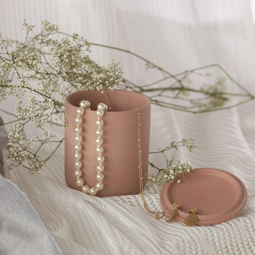 AmeliaHome Dėžutė papuošalams 8,5×9,4 cm AH Brumby Rose