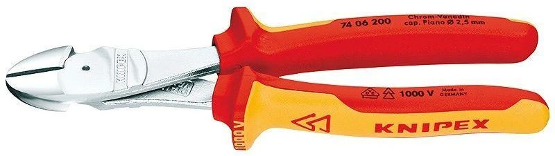Didelės svertinės jėgos kirpimo replės KNIPEX 7406180