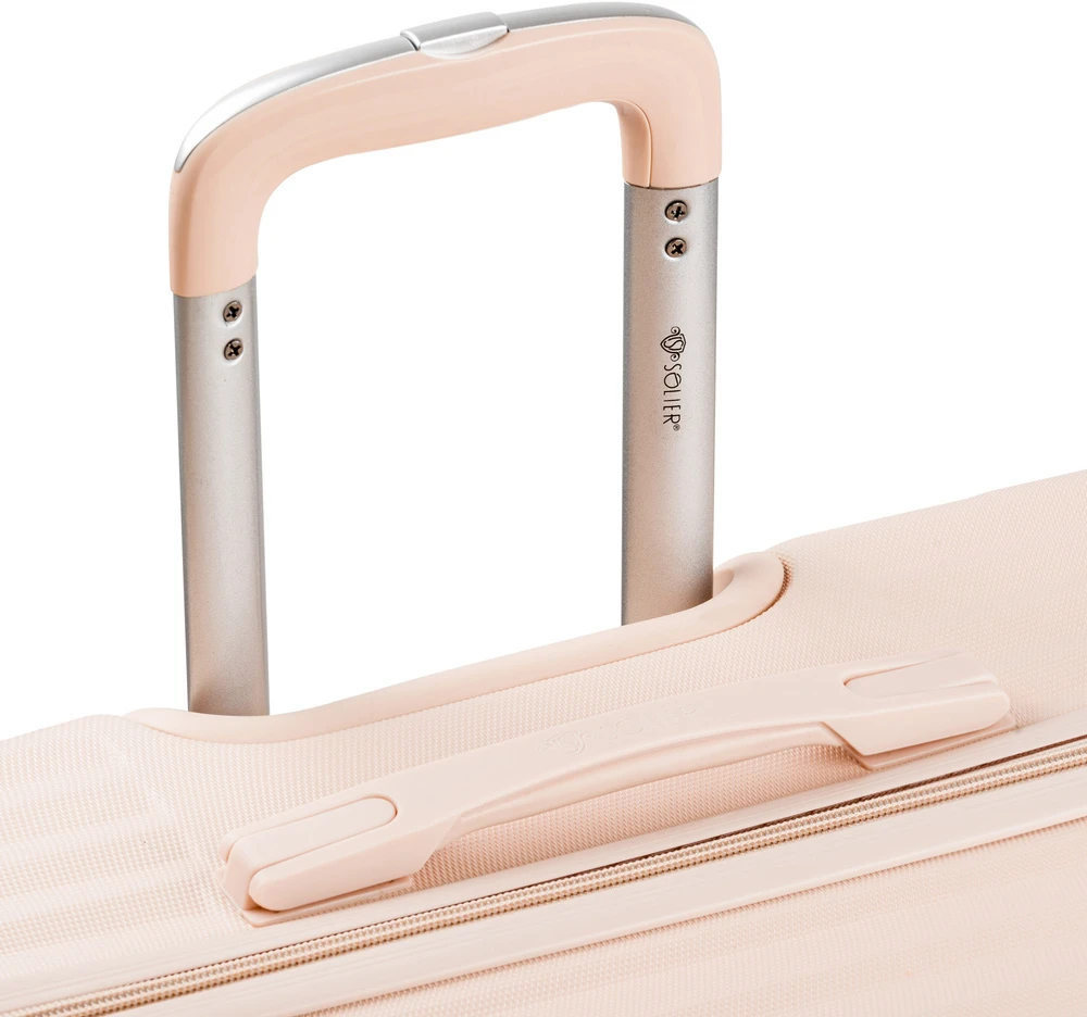 Solier Luggage Didelis 28 XL ABS kelioninis lagaminas - Solier KYOTO 1071 - Beigie