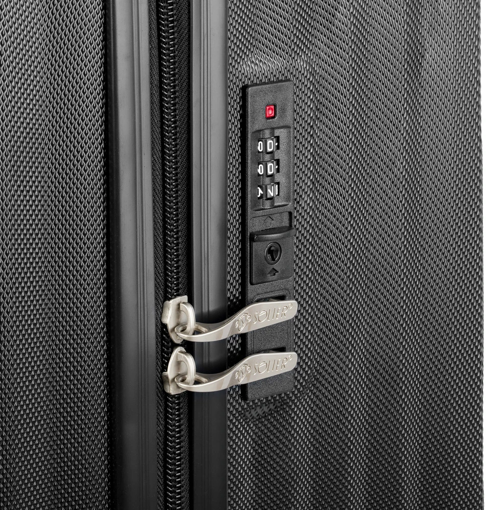 Solier Luggage Didelis 28 XL ABS kelioninis lagaminas - Solier KYOTO 1071 - Beigie