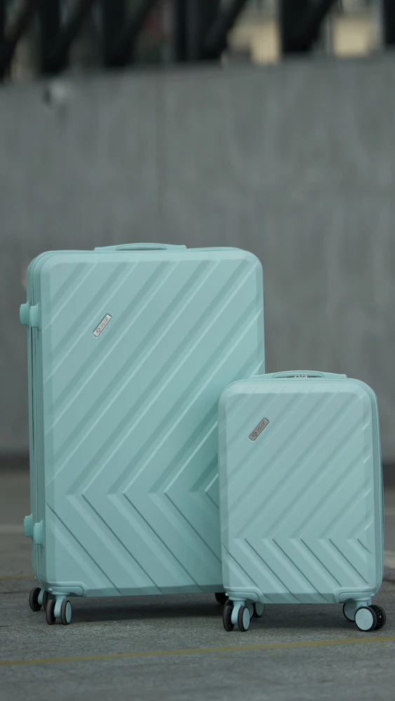 Solier Luggage Didelis 28 XL kietas kelioninis lagaminas - Solier KYOTO 1071 -Mint