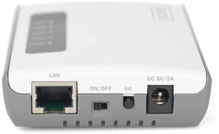 Ausinės DIGITUS DAUGIAFUNKCIS TINKLO SERVERIS, BELAIDIS, 2 PRIEVADŲ, USB 2.0, 300 MBPS, DN-13024