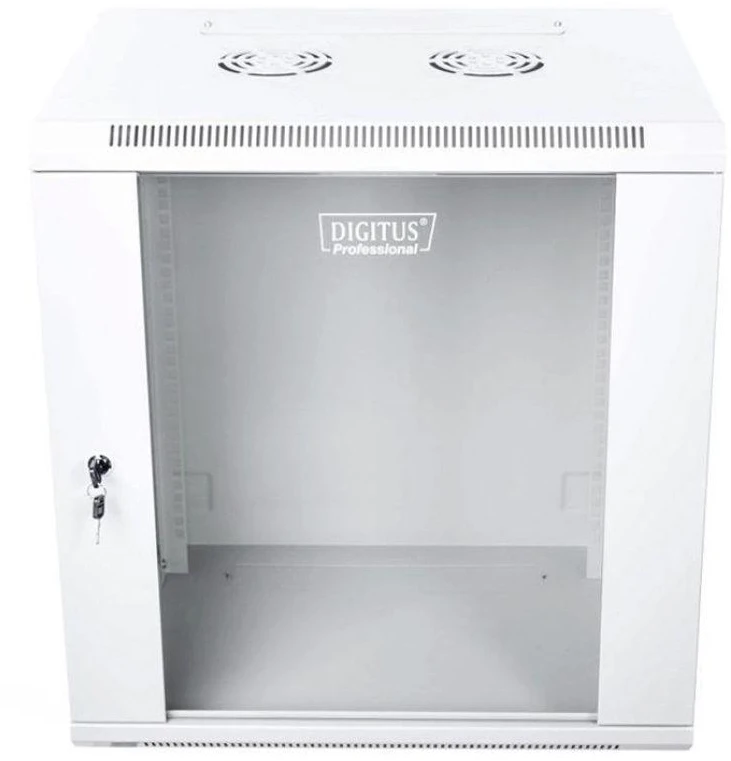 Assmann Electronic DIGITUS DN-W19 12U/450 Sieninė spintelė 12U 600x450mm pilkas RAL 7035