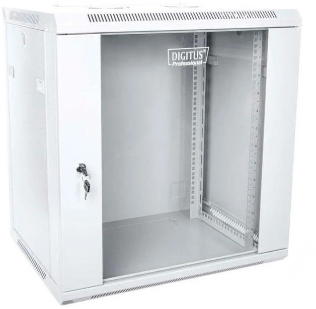 Assmann Electronic DIGITUS DN-W19 12U/450 Sieninė spintelė 12U 600x450mm pilkas RAL 7035