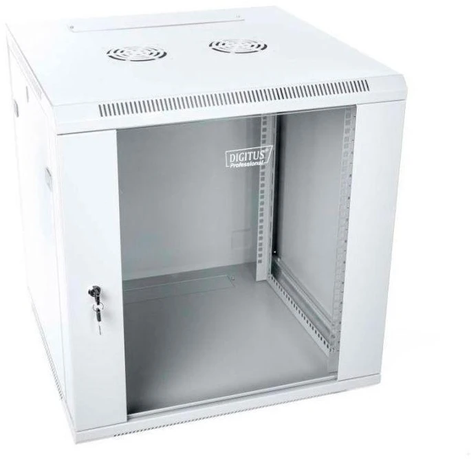 Assmann Electronic DIGITUS DN-W19 12U/600 Sieninė spintelė 12U 600x600mm pilkas RAL 7035