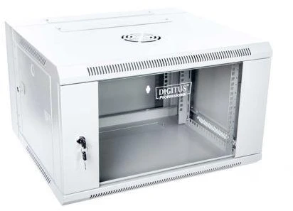Assmann Electronic DIGITUS DN-WD19 06U/550 Sieninė spintelė 6U dviguba sekcija 600x550mm pilkas RAL 7035