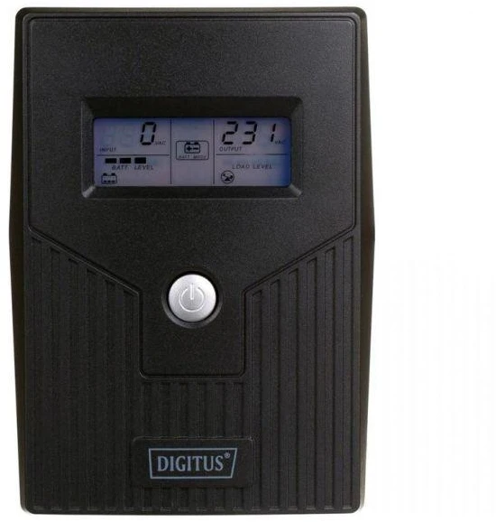 Digitus DN-170063-LCD-B nepertraukiamo maitinimo resursai (UPS) „Line-Interactive“ 0,6 kVA 360 W