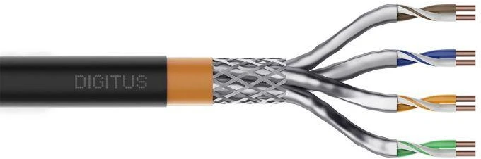 Digitus Skaitmenas | Cat 7 S/FTP laidojimo kabelis, simplex, PE | DK-1741-VH-10-OD