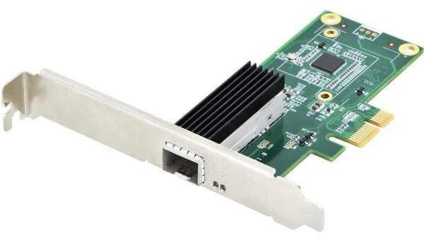 Digitus Skaitmenas | SFP Gigabit Ethernet PCI Express 32 bitų kortelė, žemo profilio laikiklis, Intel WGI210 mikroschemų rinkinys | DN-10160