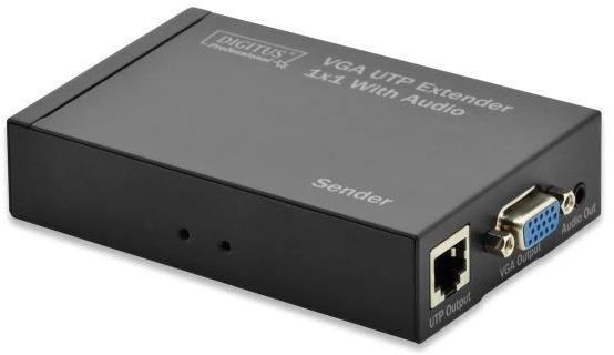 Assmann Electronic DIGITUS VGA-UTP ilgintuvas 300m Stotis/imtuvas 1920x1200 įsk. kintamosios srovės adapteris