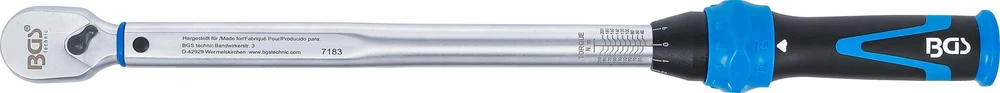 DINAMOMETRINIS RAKTAS | 12,5 MM (1/2") | 40–210 NM (7183)