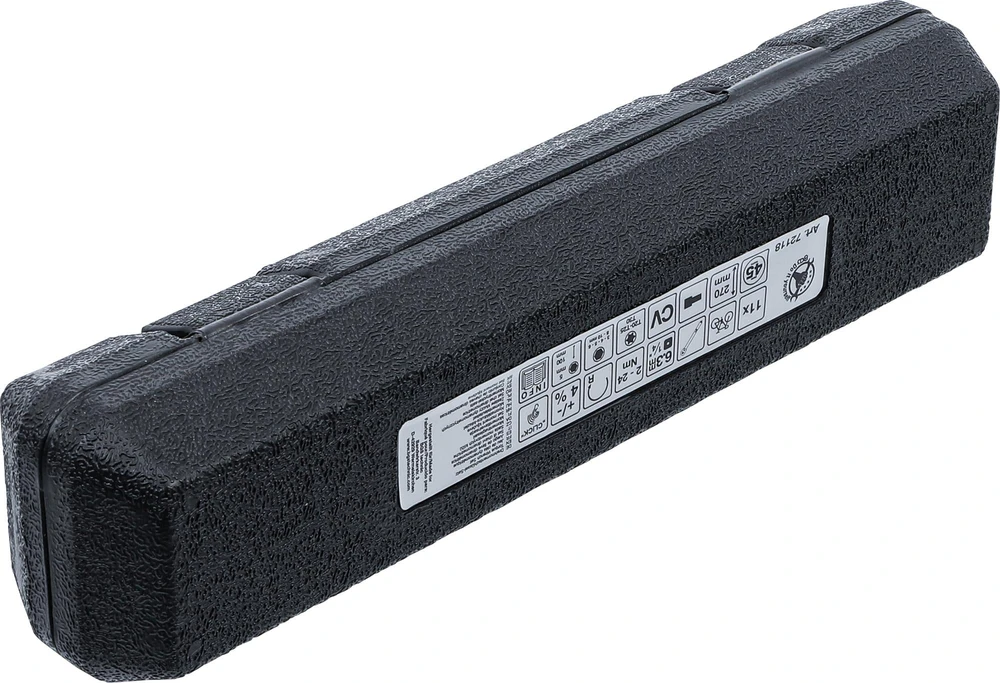 DINAMOMETRINIŲ RAKTŲ RINKINYS | 6,3 MM (1/4") | 2–24 NM | 11 VNT. (72118)