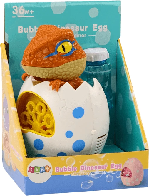 Lean Toys Muilo burbulų mašina dinozauro formos, 16,5 x 11 x 11,5 cm