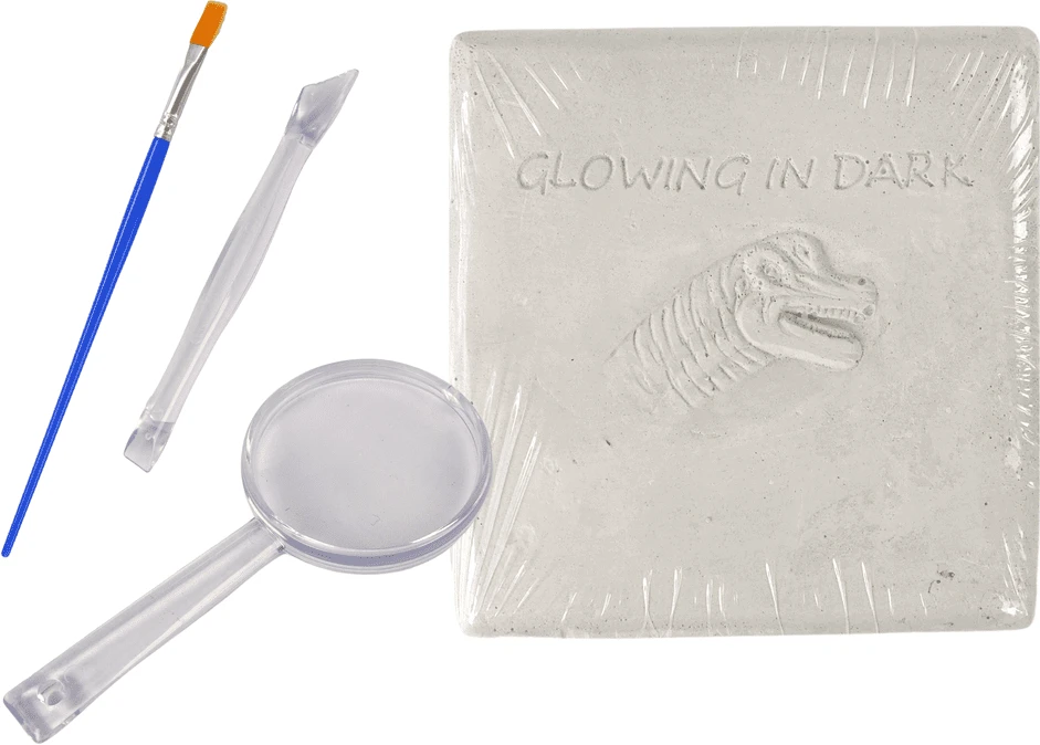 Zestaw Archeologijos kasinėjimų rinkinys dinozauro skeleto 3D brachiozauro holograma