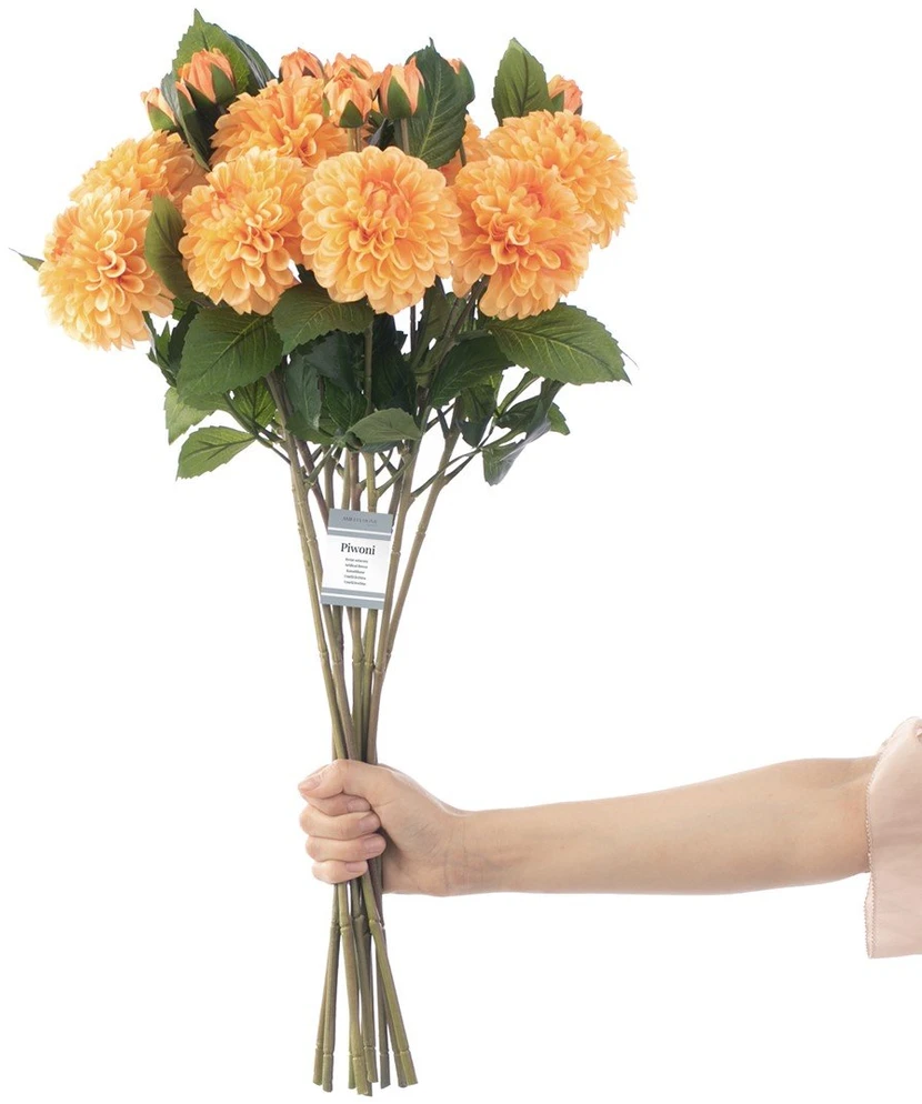 AmeliaHome Dirbtinės pionijos Ginger, 10 vnt