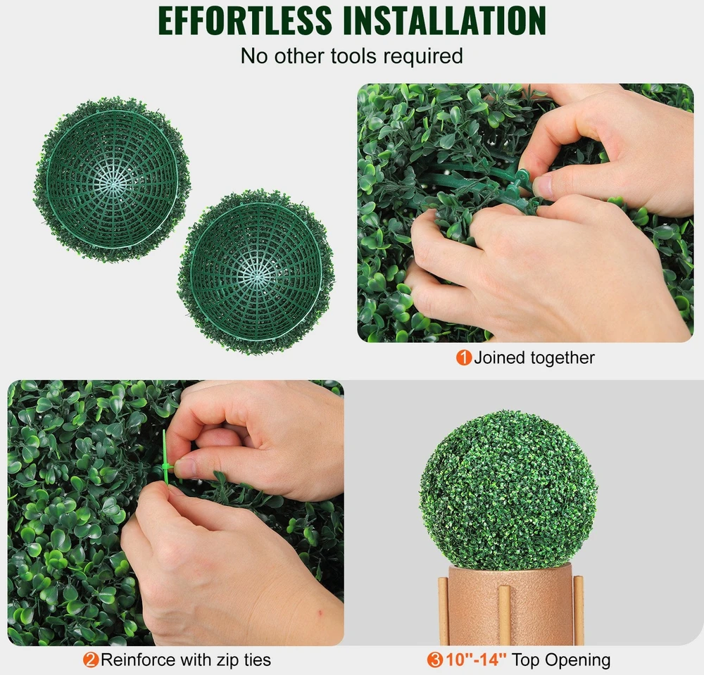 VEVOR Dirbtiniai buxus medžiai, 60 cm