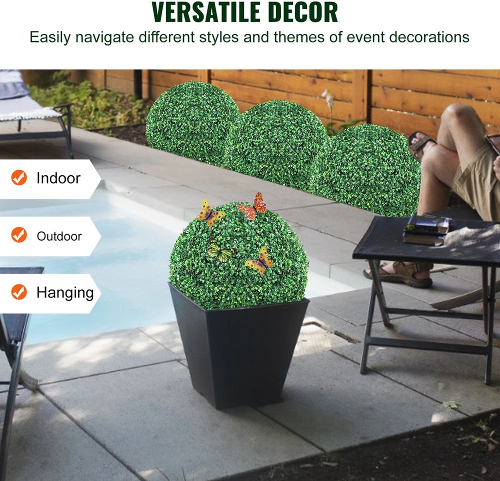 VEVOR Dirbtiniai buxus medžiai, 60 cm