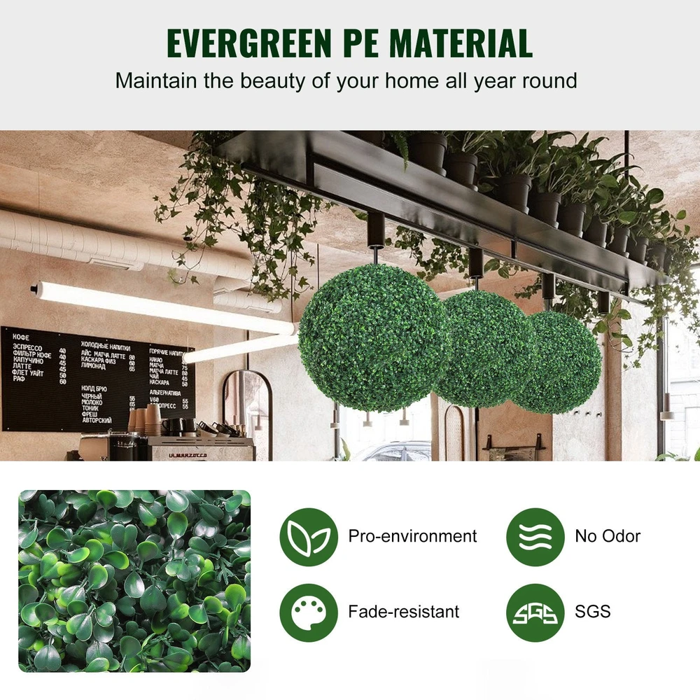 VEVOR Dirbtiniai buxus medžiai, 60 cm