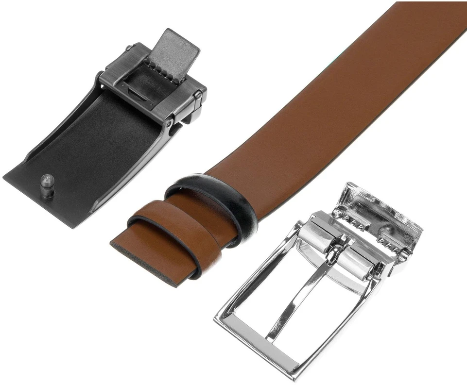 Diržai vyrams Peterson PTN KL-B005-S001 Juodas-BROWN