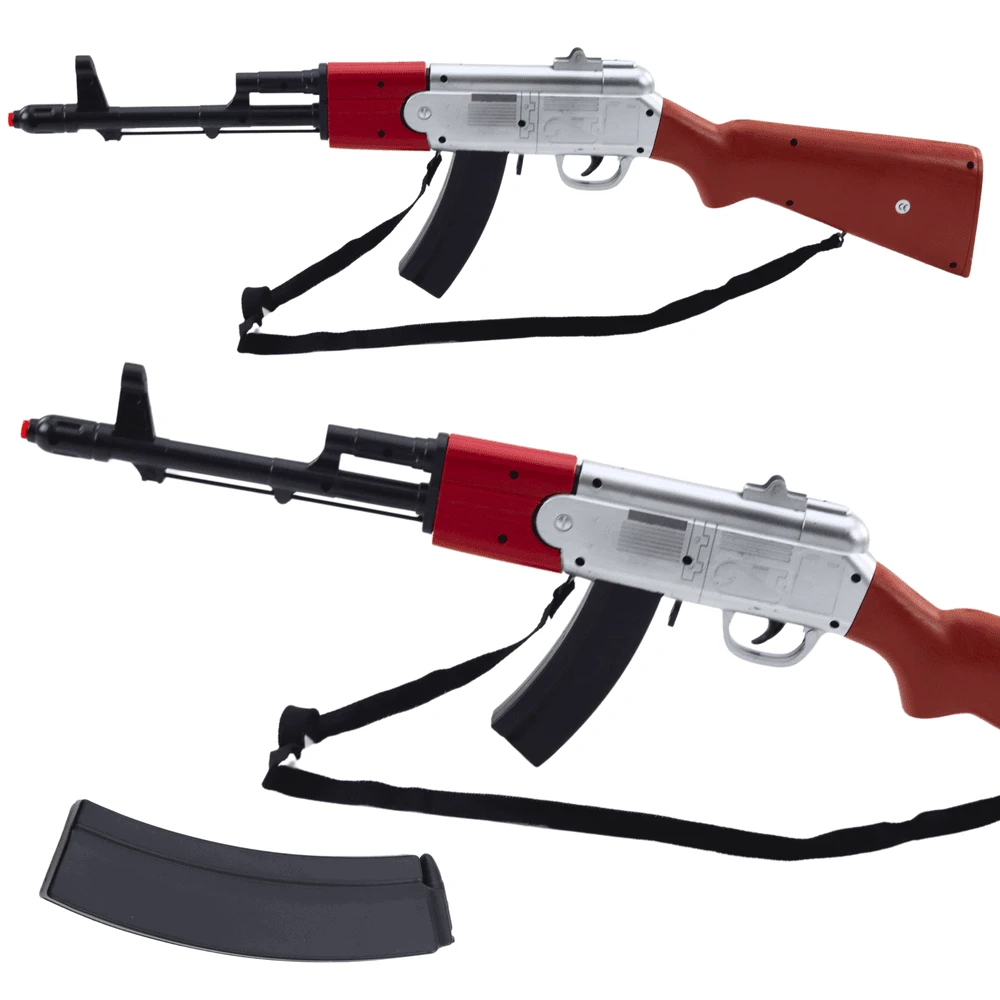 Lean Toys Žaislinis šautuvas su diržu, 65 cm