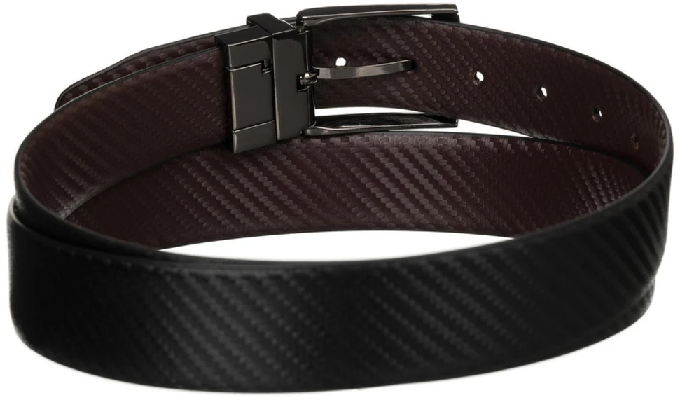 Diržas vyrams Peterson PTN RB35 PUF Juodas-BROWN