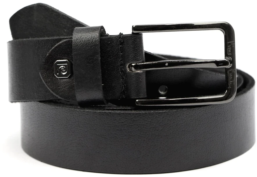 Vyriškas odinis diržas Pierre Cardin 5077 KAM02 juodas