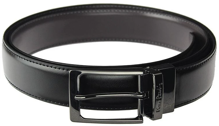 Diržas vyrams Pierre Cardin FWJX5 DOUBLE - Juodas, rudas